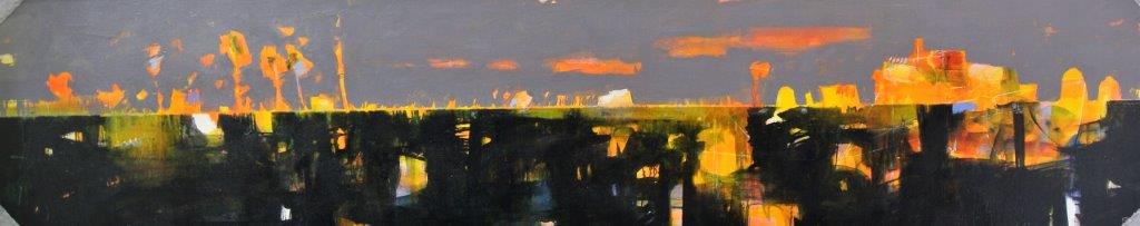 O.P Argini a tramonto 50x200