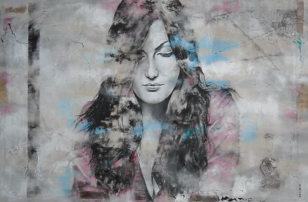 O.P In apparente silenzio 100x150