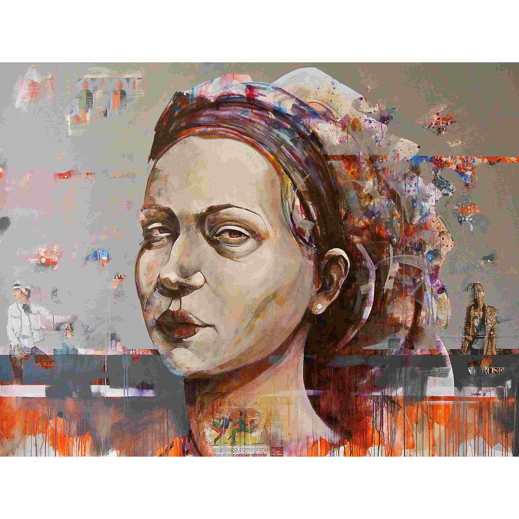 Sul molo a Trieste. 130x170