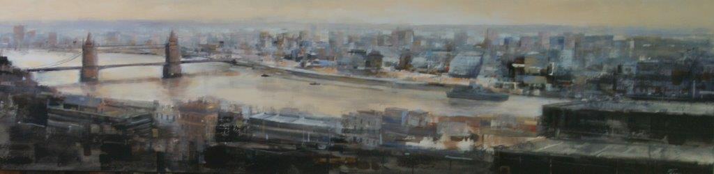 Veduta di londra 50x200