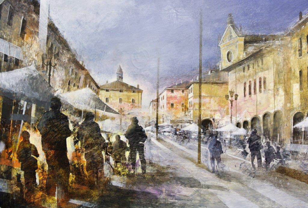 Un giorno di fiera a Orzinuovi 70x100