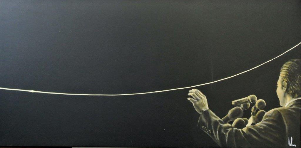 Il comunicatore sospeso 50x100