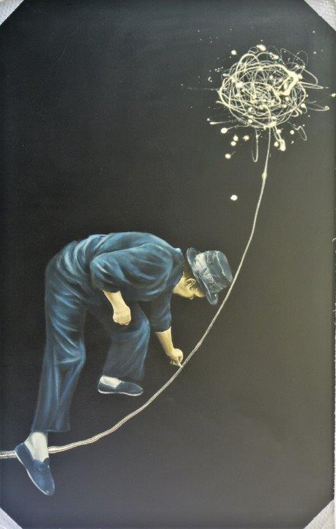 Il filo da percorrere 100x150