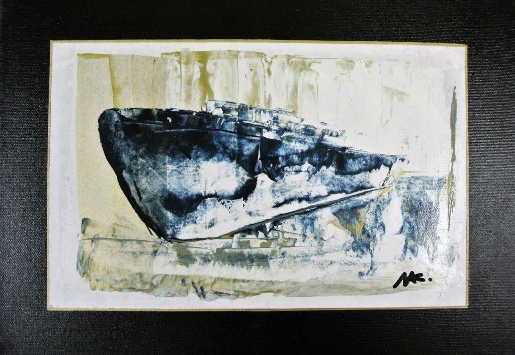 O.P Paesaggio fluviale 19x29