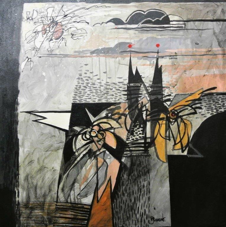 O.P Cometa all'orizzonte 80x80