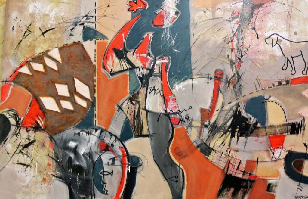 O.P Passeggiata con Dingo 100x150