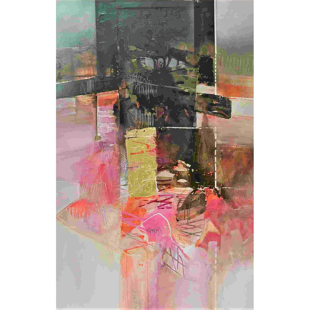 Col vento rosa. (II) 100x150