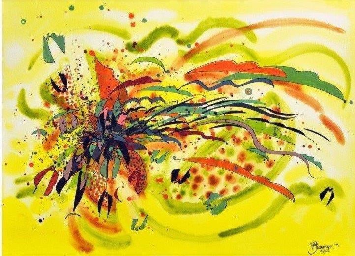 O.P Cometa gialla 56x76