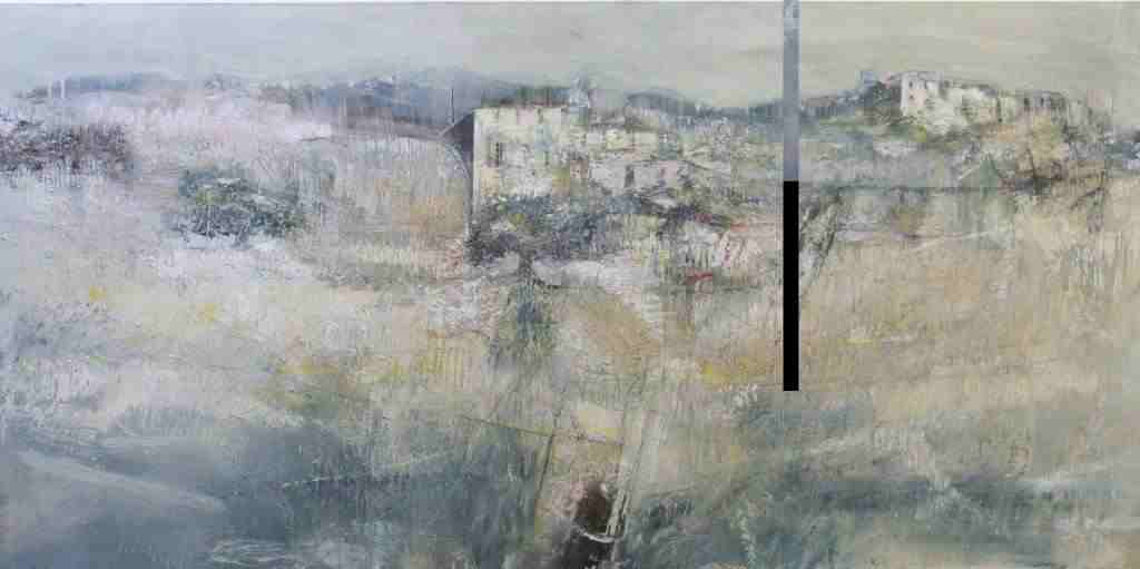 Paesaggio collinare 100x200