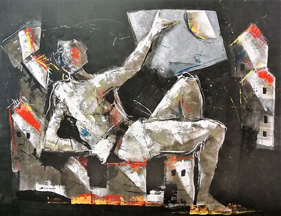 O.P Sui tetti 130x170