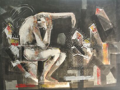 O.P La prima neve 150x200