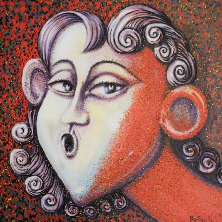 Il canto...ragazza che ama ascoltarsi 130x130