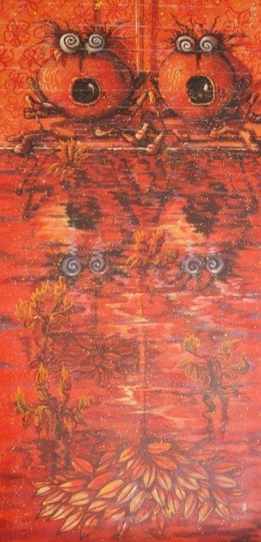 Ricordo il canto delle rane 100x200