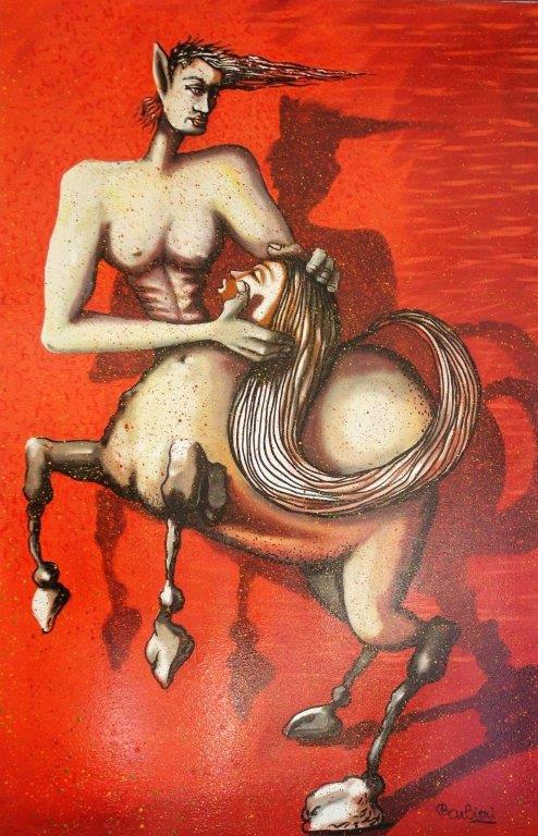O.P Il centauro solitario 100x150