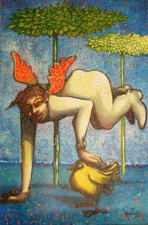 O.P Il passero solitario 100x150