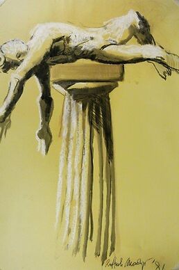 Uomo su colonna 148x214