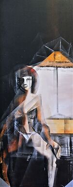 Donna in luce alle 17.00 70x170