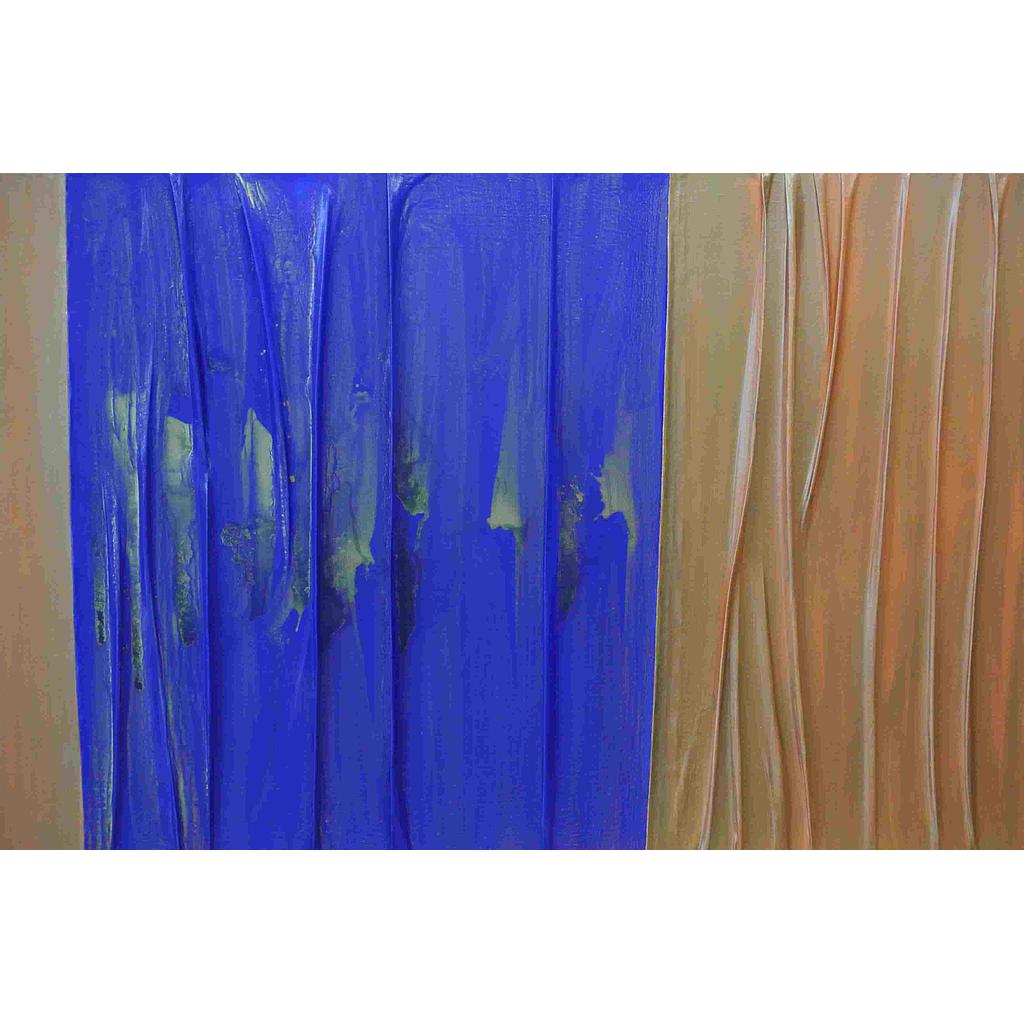 Emergenze, gold and blue 100x150