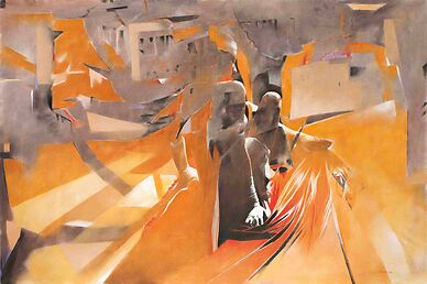 Figura in movimento 100x150