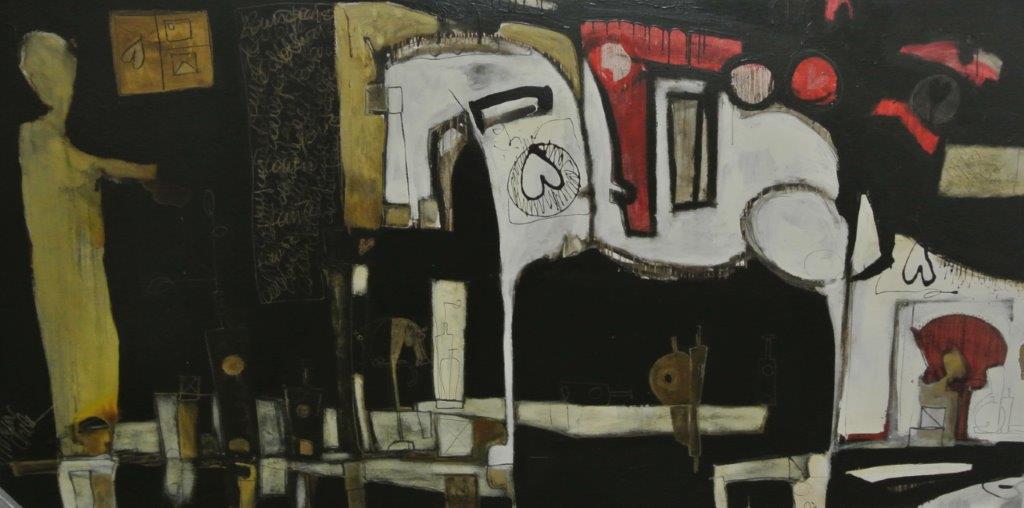 Figure e pensieri contrapposti 130x250