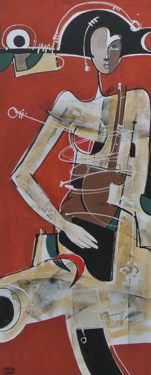 Pensieri colorati per Amalia (IV) 70x170