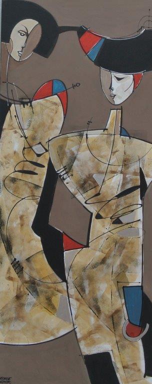 Pensieri colorati per Amalia (II) 70x170