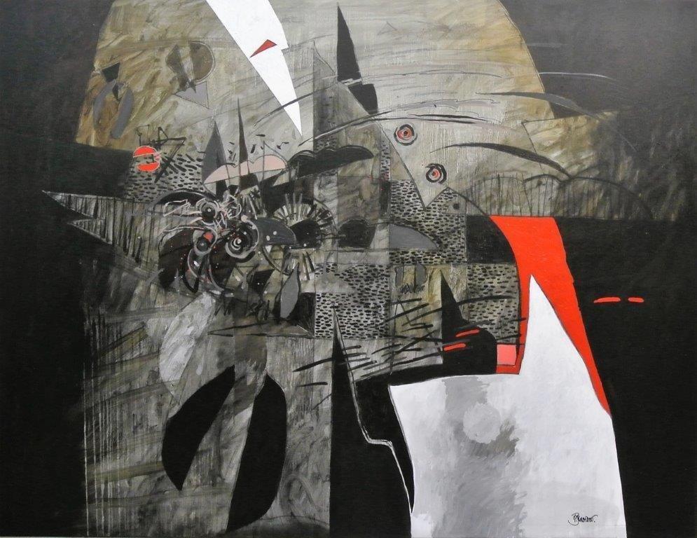 O.P Atmosfera nera 130x170