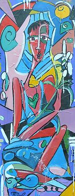 Ninfa dei fiori 40x100