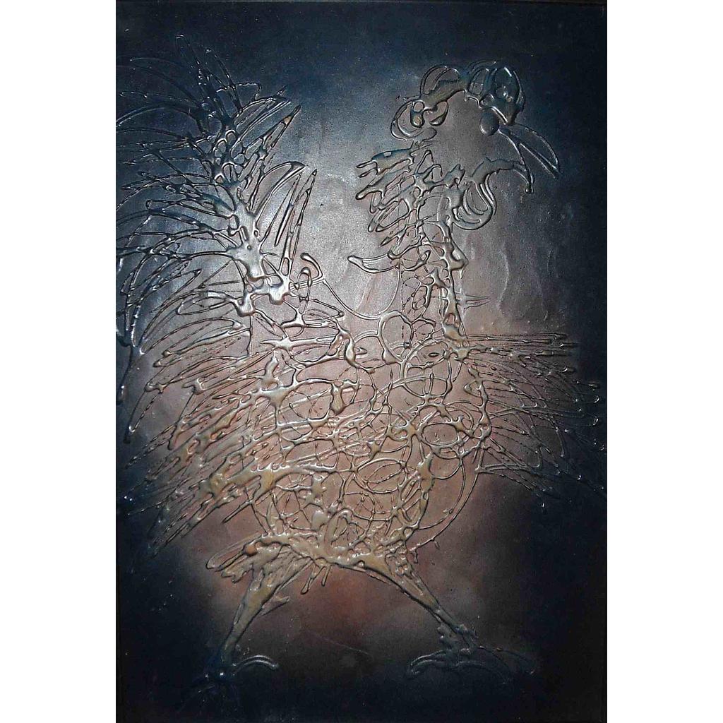 Il gallo 32,5x47,5