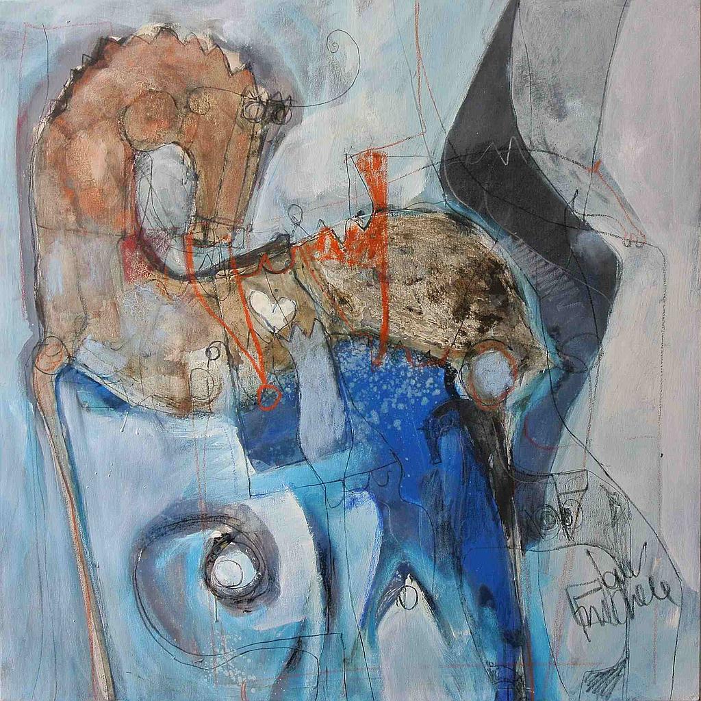 Composizione per cavallo pensante (I) 80x80