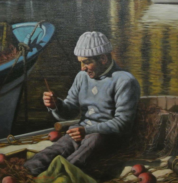 Totò il pescatore 70x70