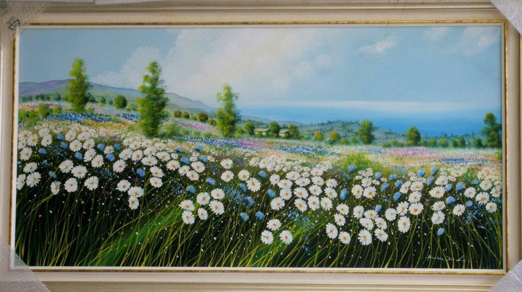 Paesaggio in fiore 60x120