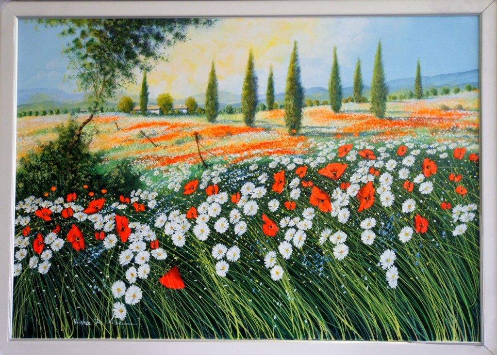 Paesaggio in fiore 70x100