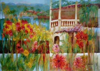 Veduta dalla terrazza 50x70