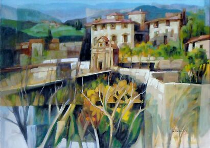 Veduta da S.Geminiano 50x70