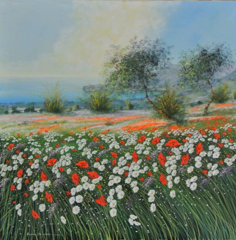 Fiori in primavera 100x100