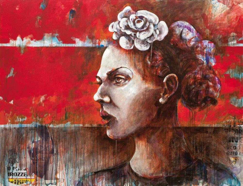 Tramonto rosso 130x170