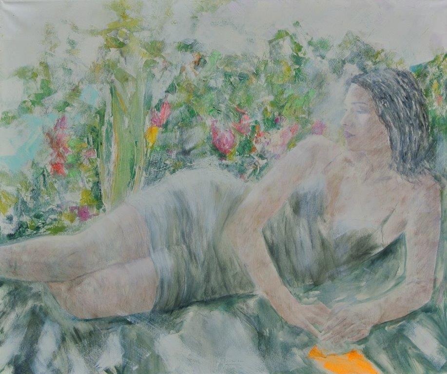 Nel giardino di Tamara in ottobre 100x120