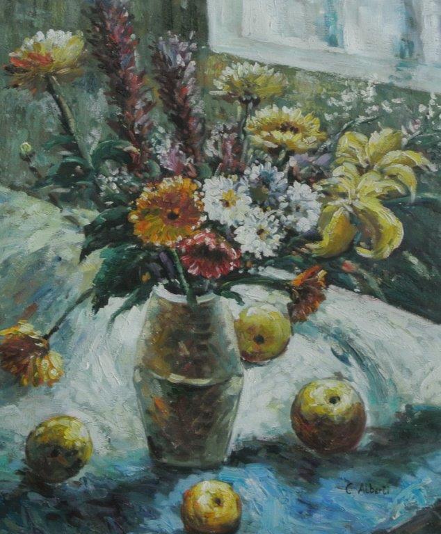 Mazzo di fiori. 50x60