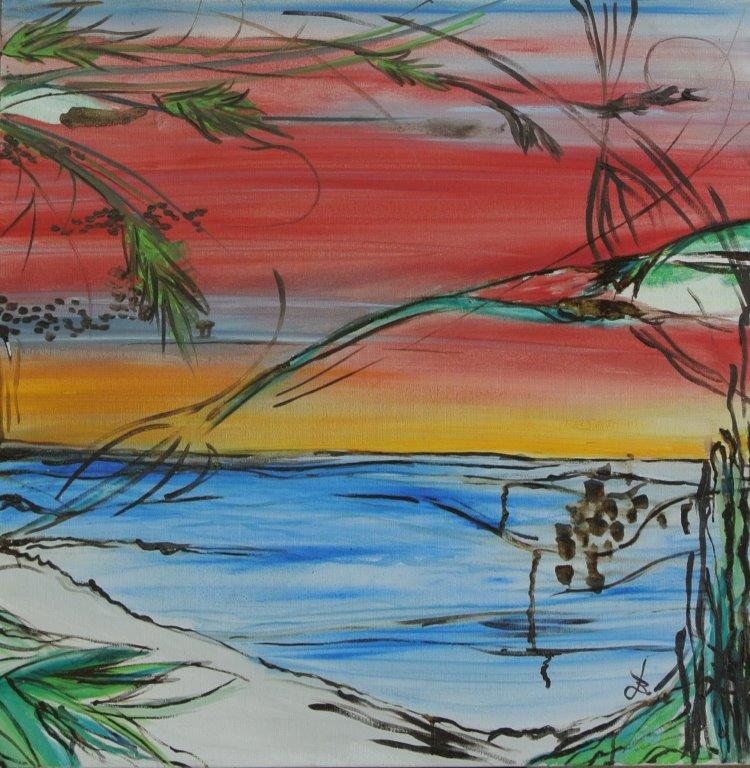 Tramonto. 70x70