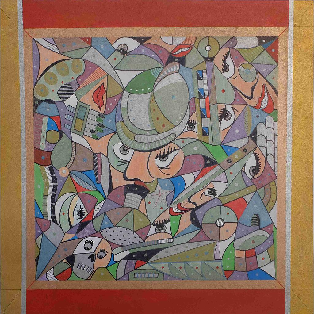 54,5x54,5 Allegria di figure