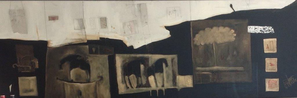 L' albero con riquadri di cavalli pensanti. (I) 80x240