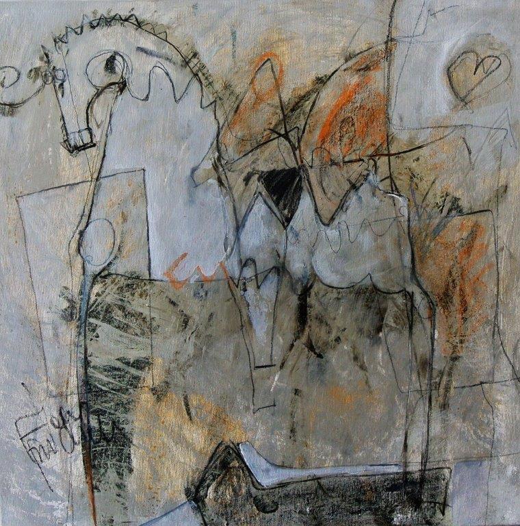 Composizione per trasparenze pensanti 4 60x60