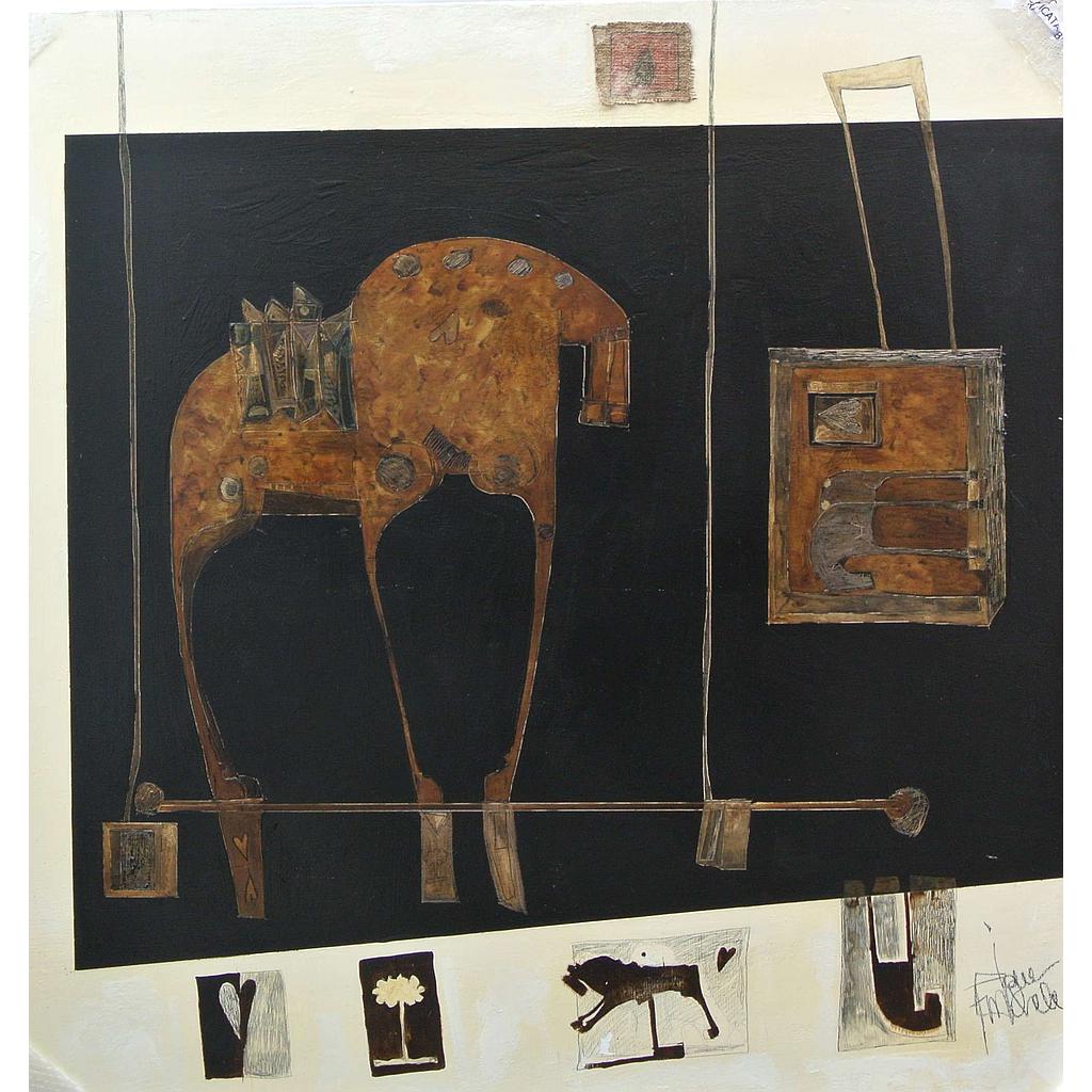 Cavallo pensante su trapezio di ricordi  150x150