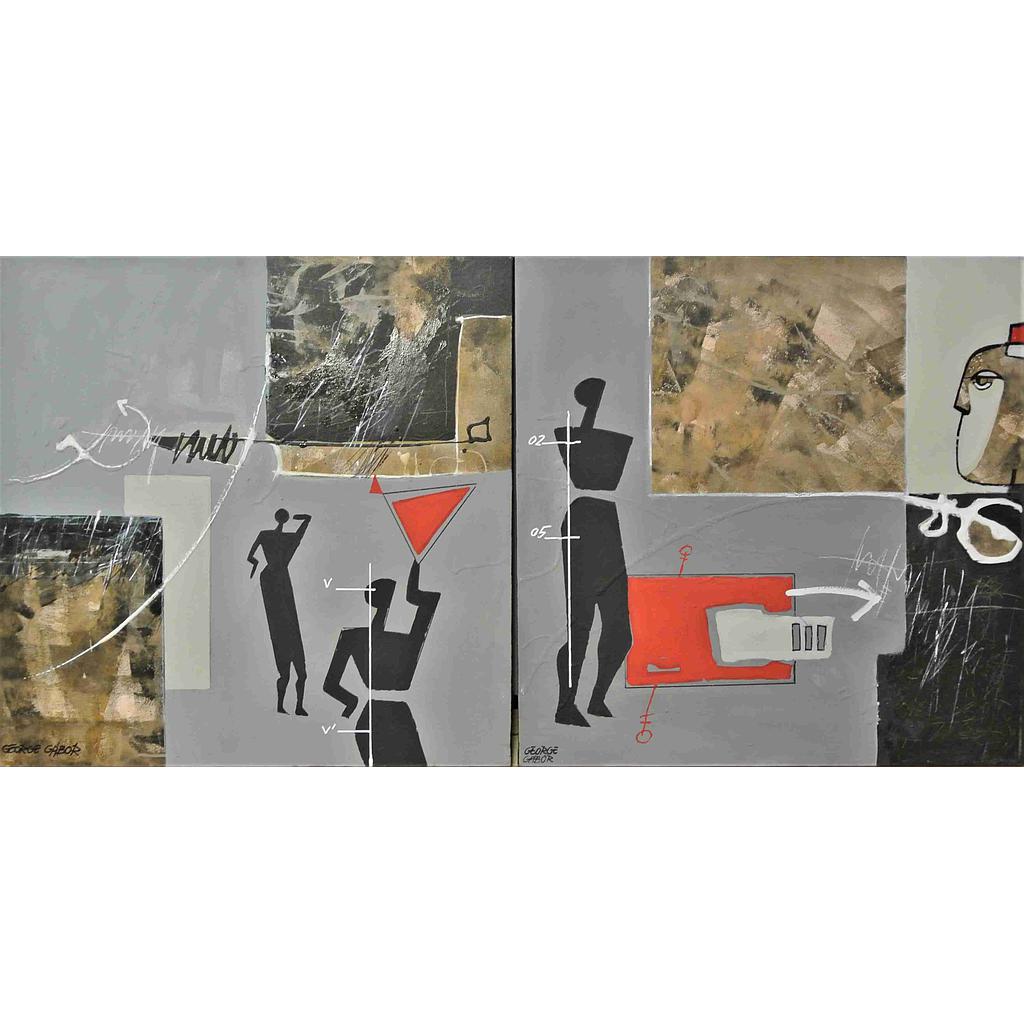 Manipol della dimens temporale 80x160 ( dittico)