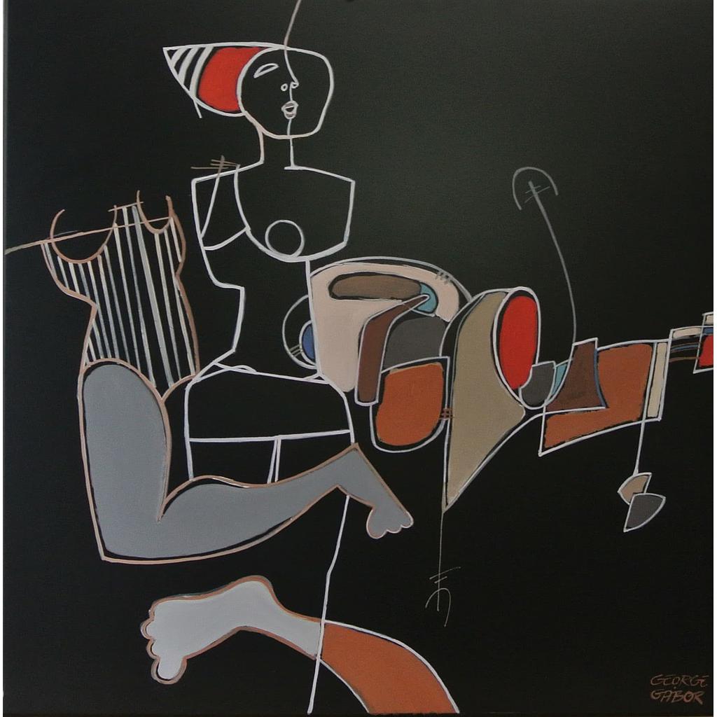 Ballo di notte sulla spiaggia 92x92