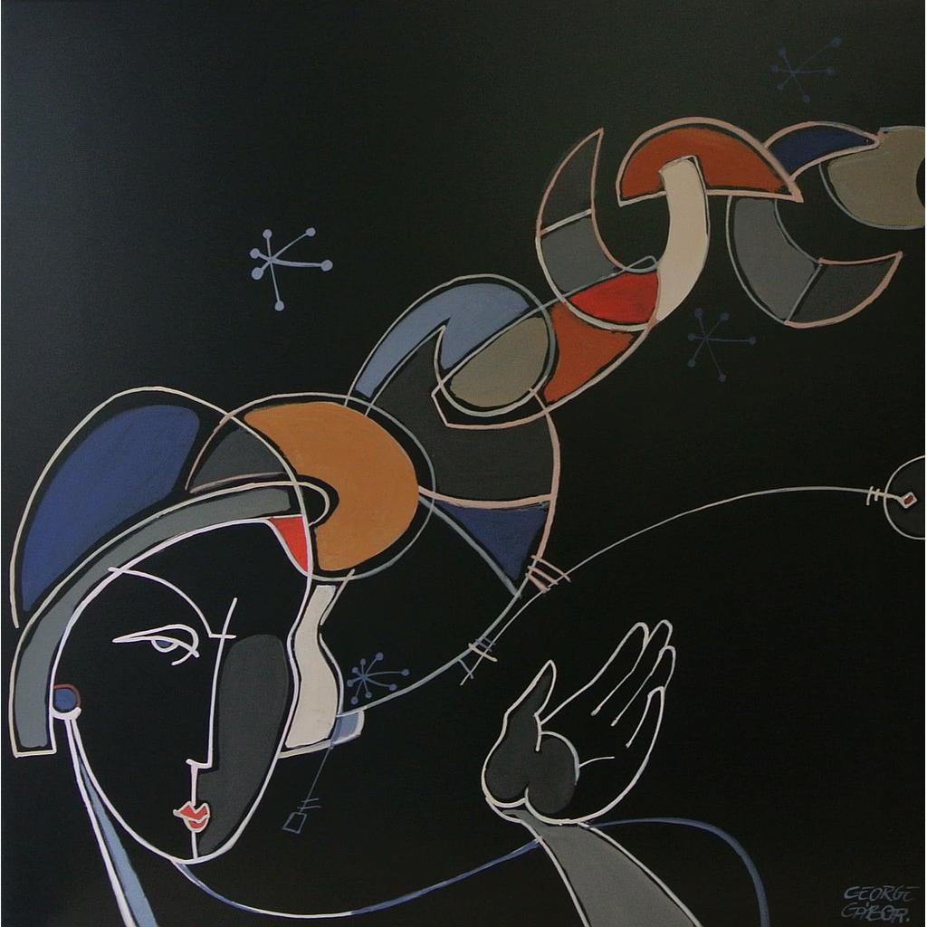 Frammenti di luna (I) 92x92