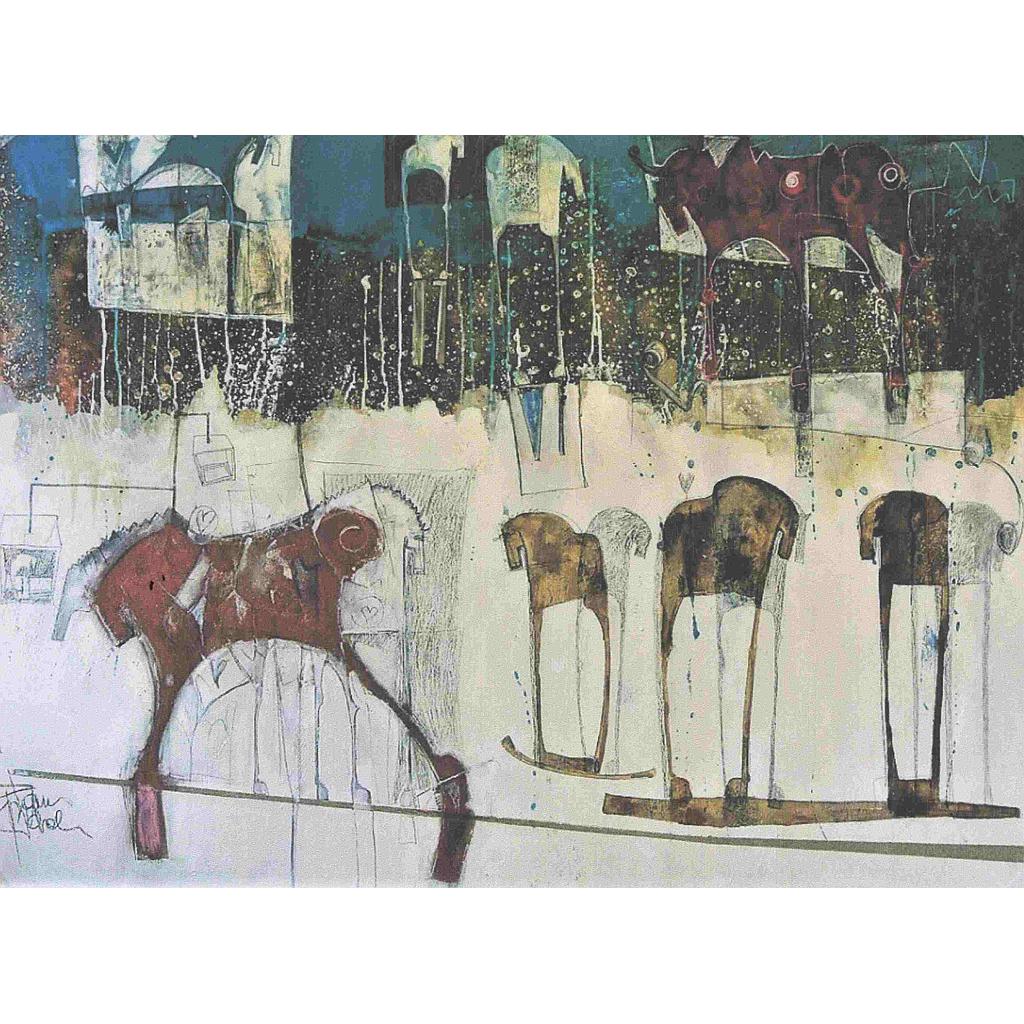 Sagome insolite, sag su ripiani in tras 150x200