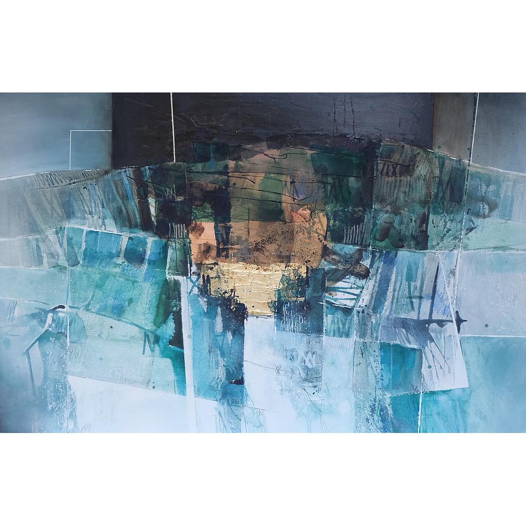 Sulle colline di sera a primavera 130x200