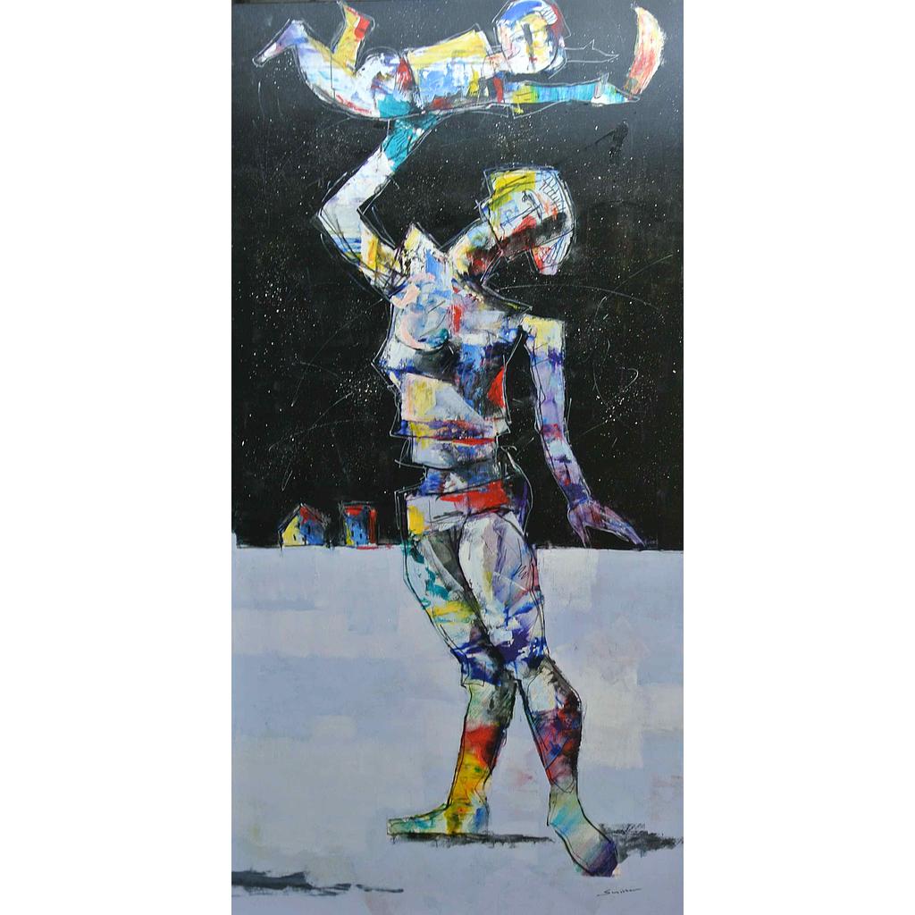 Prendere la luna. 100x200